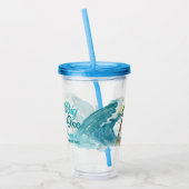 De grote cadeautjes van een verjaardagsfeestje op acryl drinkbeker (Links)