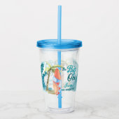 De grote cadeautjes van een verjaardagsfeestje op acryl drinkbeker (Voorkant)