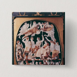 De Grote Cameo van Frankrijk Vierkante Button 5,1 Cm