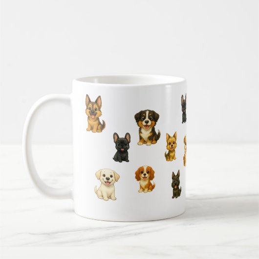 De "Grote Canine Vergadering" Koffiemok (Links)