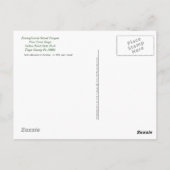 De Grote Canion van Pennsylvania Briefkaart (Achterkant)