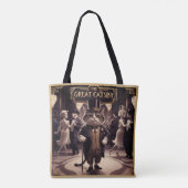 De Grote Catsby Tote Bag (Achterkant)