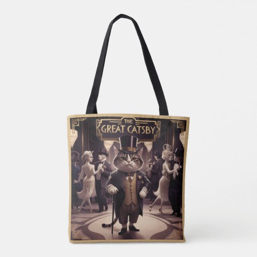 De Grote Catsby Tote Bag (Achterkant)