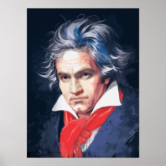 De grote componisten: Beethoven Poster (Voorkant)