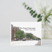 De Grote Concouse, Bronx, NY Briefkaart (Staand voorkant)