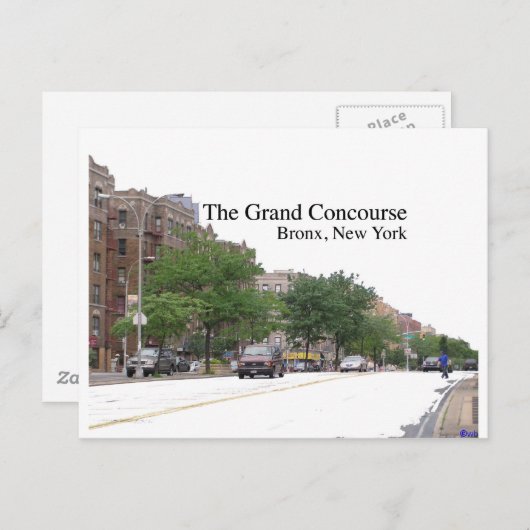 De Grote Concouse, Bronx, NY Briefkaart (Voorkant / Achterkant)