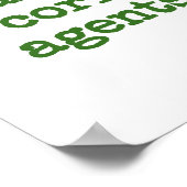 De grote constitutionele correctie - corruptie Q Poster (Hoek)