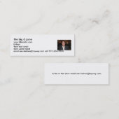 de grote d - zonekaart mini visitekaartje (Voorkant / Achterkant)