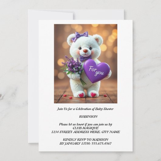 De grote dag van de kleine" kaart (Voorkant)