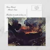 De grote dag van Gods eed door John Martin Briefkaart (Voorkant / Achterkant)