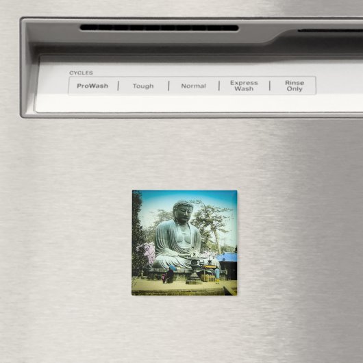 De Grote Daibutsu in het  Oude Japan van Kamakura Magneet (Insitu (Vaatwasser))