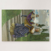 De Grote Dame (door John Collier) Legpuzzel (Horizontaal)
