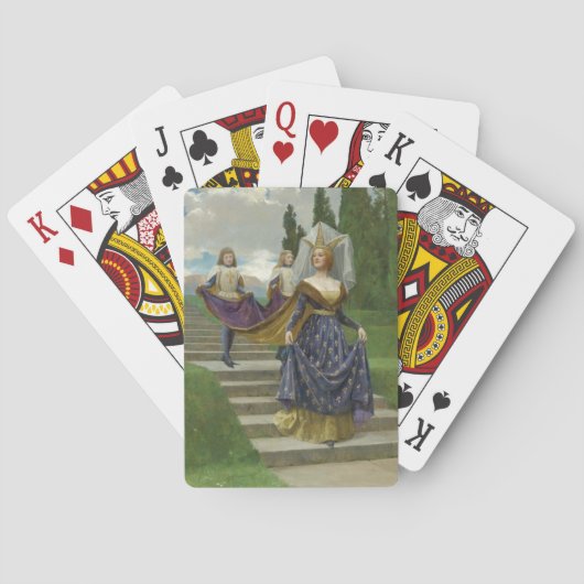 De Grote Dame (door John Collier) Pokerkaarten (Achterkant)