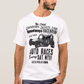 De grote Danbury State Fair Racearena 2-zijdige T! T-shirt (Voorkant)