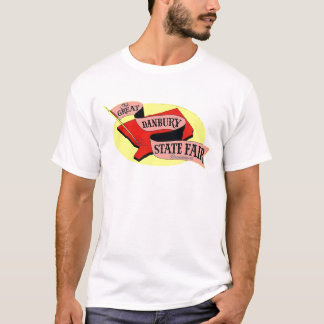 De grote Danbury State Fair RETRO 1-zijdig T-shirt