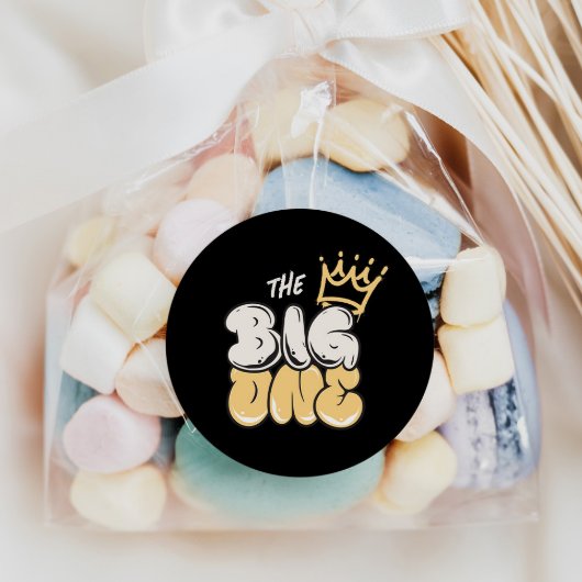 De grote | De beruchte jaren 90 1e verjaardag Ronde Sticker