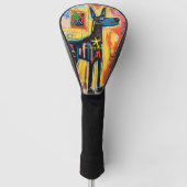 De Grote Deen Hond Graffiti 03 - Leonardo Abbacchi Golfheadcover (Voorkant)