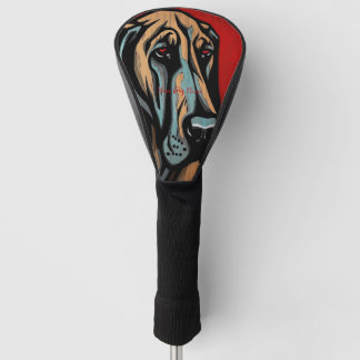 De Grote Deen Hond, Rood en Zwart 004 - Ulises Dal Golfheadcover