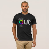 De grote donkere T-shirt (Voorkant volledig)