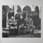 De grote drie tijdens de conferentie in Yalta — WW Poster (Voorkant)