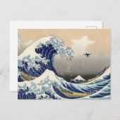 De Grote Drone Wave van Kanagawa Briefkaart (Voorkant / Achterkant)