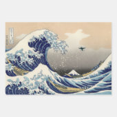 De Grote Drone Wave van Kanagawa Inpakpapier Vel (Voorkant 3)