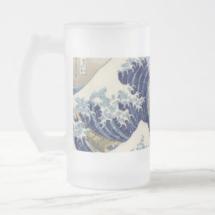 De Grote Drone Wave van Kanagawa Matglas Bierpul
