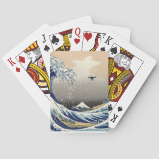 De Grote Drone Wave van Kanagawa Pokerkaarten