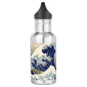 De Grote Drone Wave van Kanagawa Waterfles (Links)