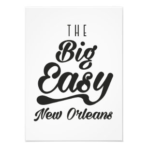 De grote Easy New Orleans Foto Afdruk