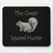 De grote eekhoorn grijs muismat (Voorkant)