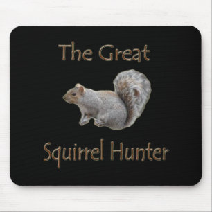 De grote eekhoorn grijs muismat