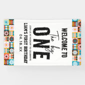 De Grote Eerste Verjaardag  Spandoek (Horizontaal)