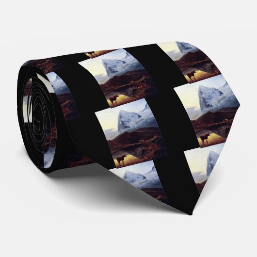 De grote Eiger die door Maximi van de Wengernalp w Stropdas (Opgerold)