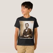 De Grote Emancipator Abe Lincoln (1865) T-shirt (Voorkant volledig)