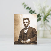 De grote emmancipator - Abe Lincoln (1865) Briefkaart (Staand voorkant)
