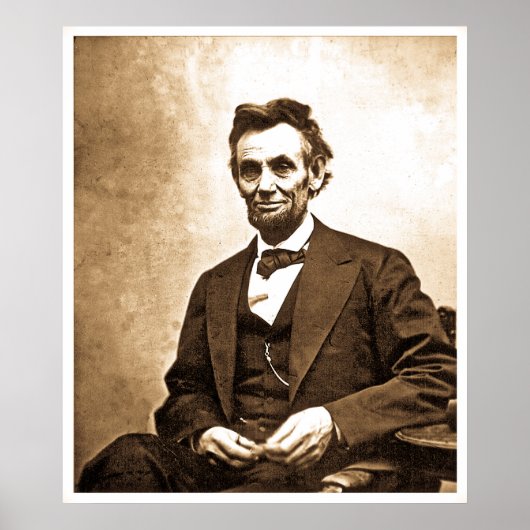 De grote emmancipator - Abe Lincoln (1865) Poster (Voorkant)