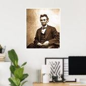 De grote emmancipator - Abe Lincoln (1865) Poster (Thuiskantoor)