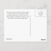De grote en nieuwsgierige muur briefkaart (Achterkant)
