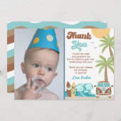 De grote ene Surf op zondag bedankt jullie kaarten (Voorkant / Achterkant)