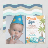 De grote ene Surf op zondag bedankt jullie kaarten (Voorkant / Achterkant)