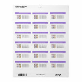 De grote Etiketten van het Adres van de Terugkeer  (Full Sheet)