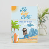 De Grote Foto Verjaardag Uitnodiging (Staand voorkant)