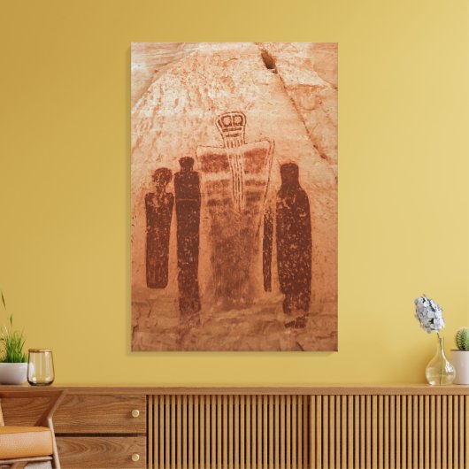 De grote galerij Hoefijzer Canyon Utah Canvas Afdruk (Insitu (Woonkamer))