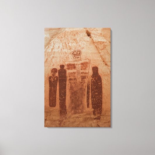 De grote galerij Hoefijzer Canyon Utah Canvas Afdruk (Voorkant)