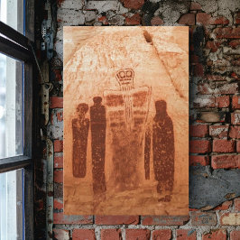 De grote galerij Hoefijzer Canyon Utah Canvas Afdruk