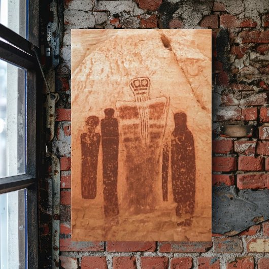 De grote galerij Hoefijzer Canyon Utah Canvas Afdruk