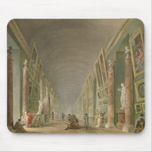 De Grote Galerij van het Louvre Muismat
