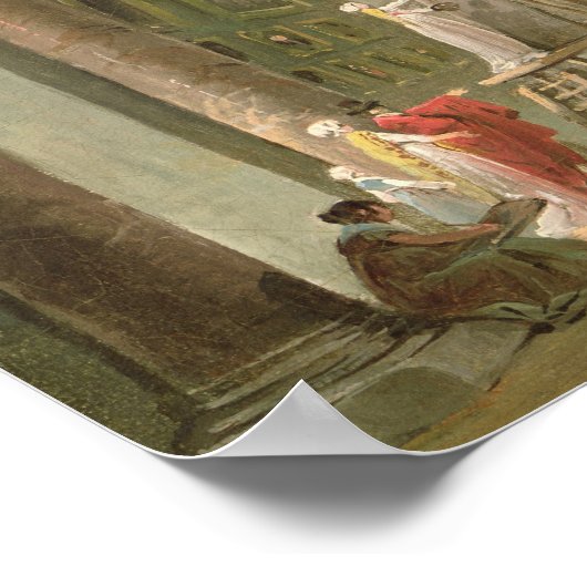 De Grote Galerij van het Louvre Poster (Hoek)