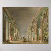 De Grote Galerij van het Louvre Poster (Voorkant)